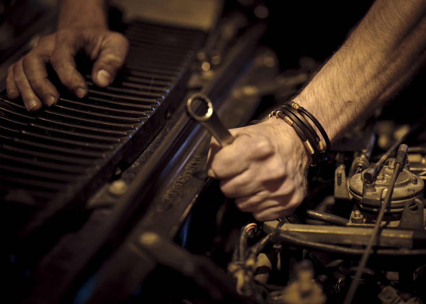 Motor üzerinde anahtar çalışması